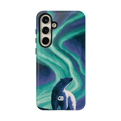 Arctic Aurora Bear · Tough Phone Case for Samsung · Teal