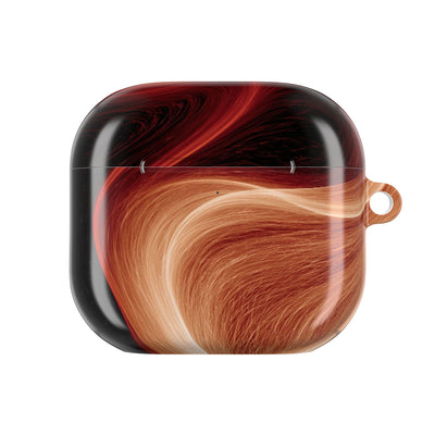 Solar Ember Flow · Hard Case for AirPods & AirPods Pro · Orange