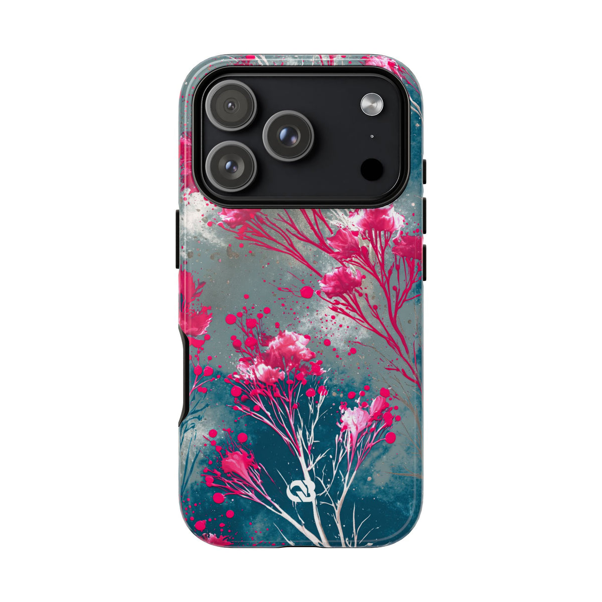 Cyber Blossom · Tough Phone Case for iPhone · Teal