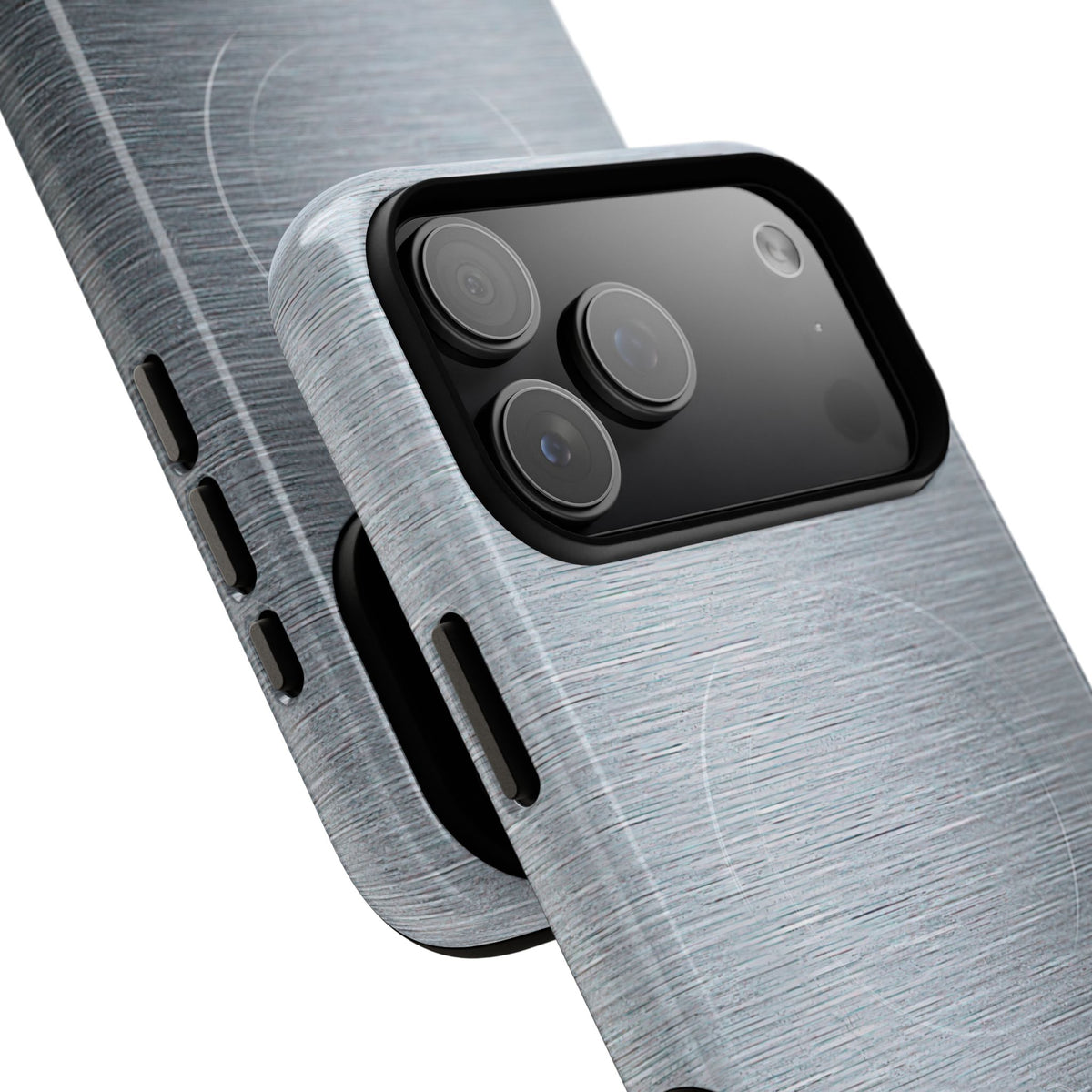 Brushed Aluminum · Tough 2.0 Magnetic Phone Case for iPhone · Silver