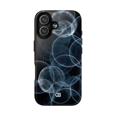 Blue Tough 2.0 Magsafe Phone Case for iPhone - Cyan Pulse Ripple