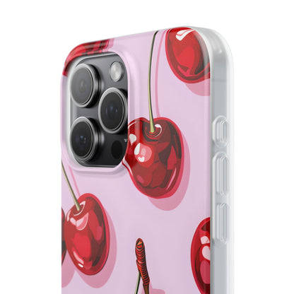 Glossy Cherry Burst iPhone 15 Pro Max Case - Soft - CASE•BOB