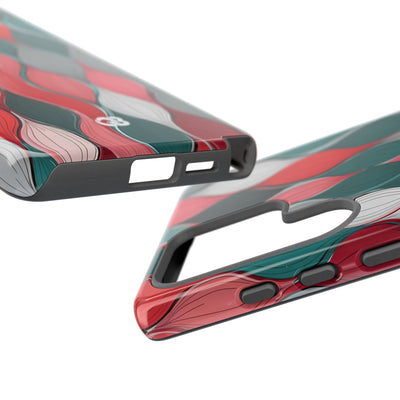 Slate Rose Ripple · Tough Coque de téléphone pour Samsung