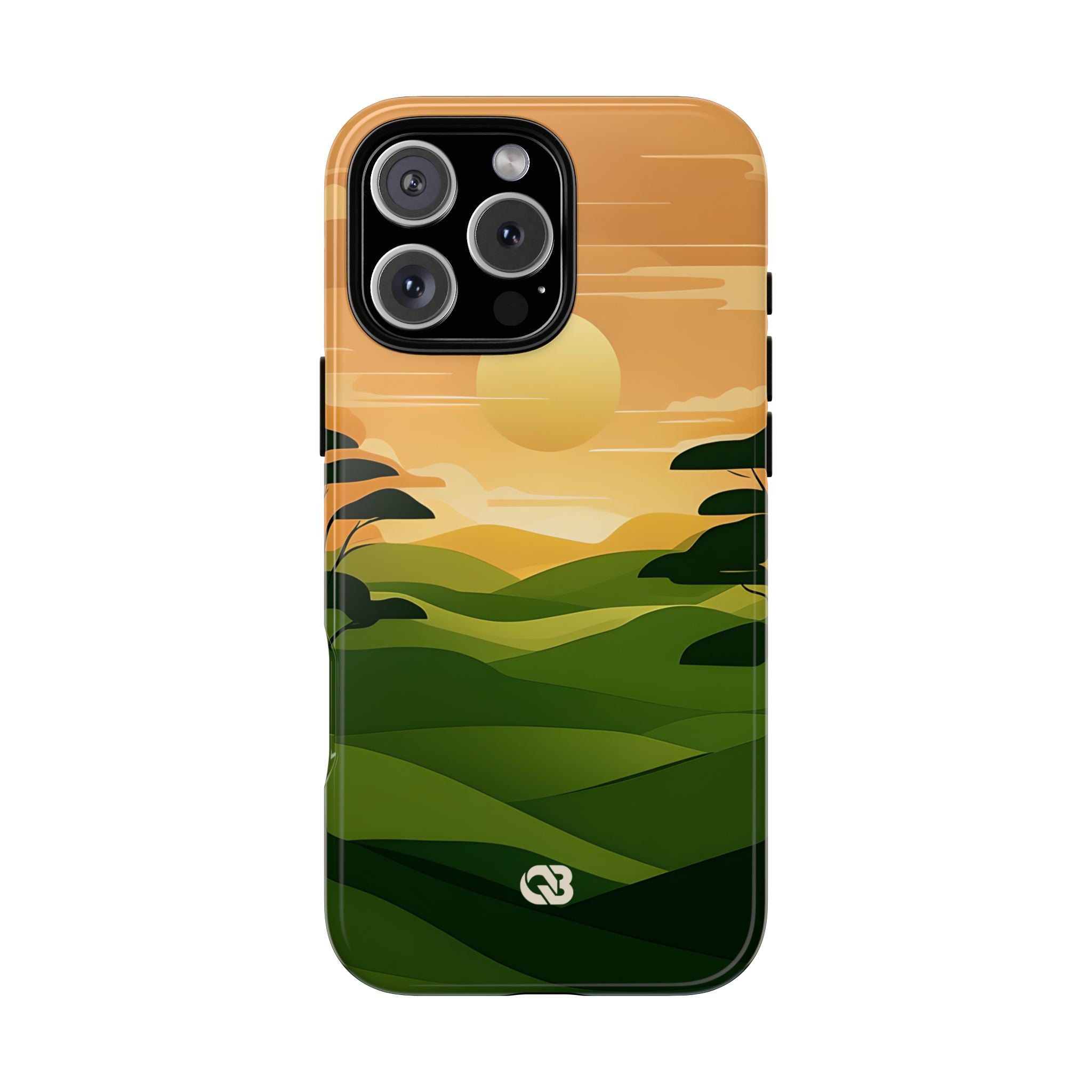 Verdant Horizon Sun · Tough Phone Case for iPhone