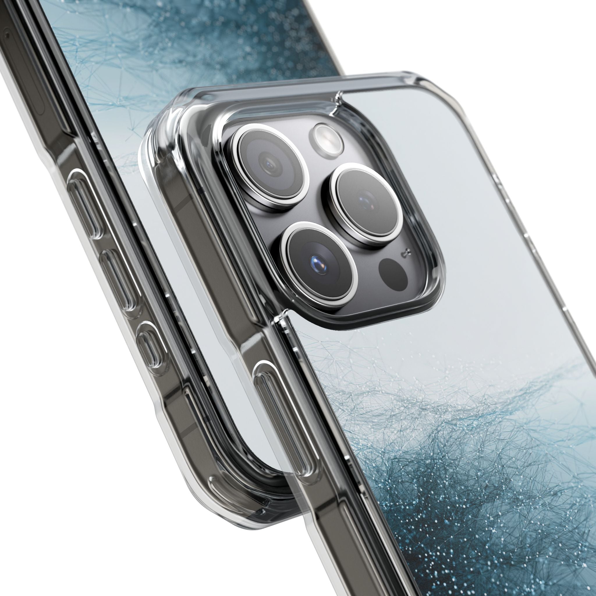 Teal Impact MagSafe Phone Case for iPhone - Arctic Pulse Mesh