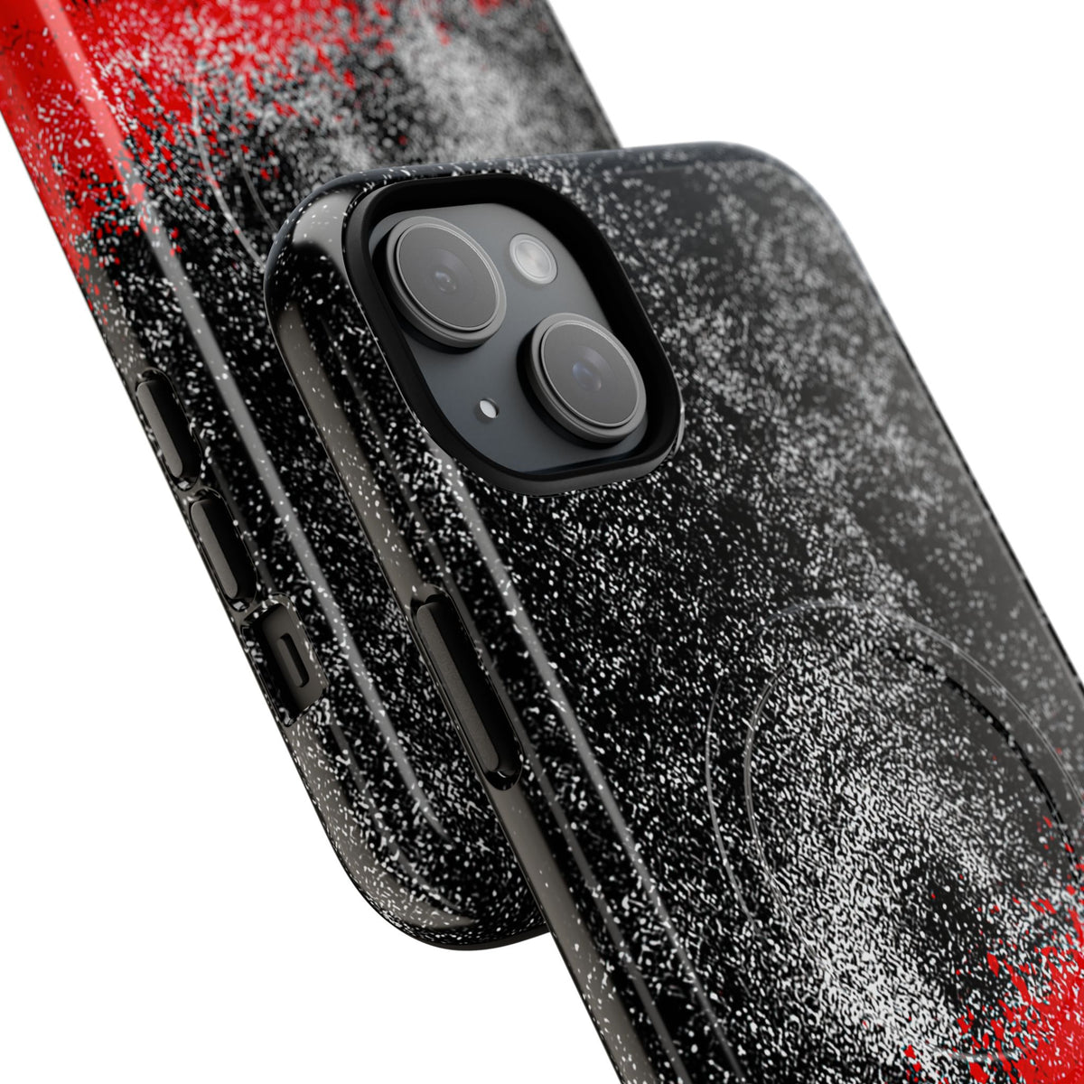 Crimson Noir Drip · Tough 2.0 Magnetic Phone Case for iPhone · Black
