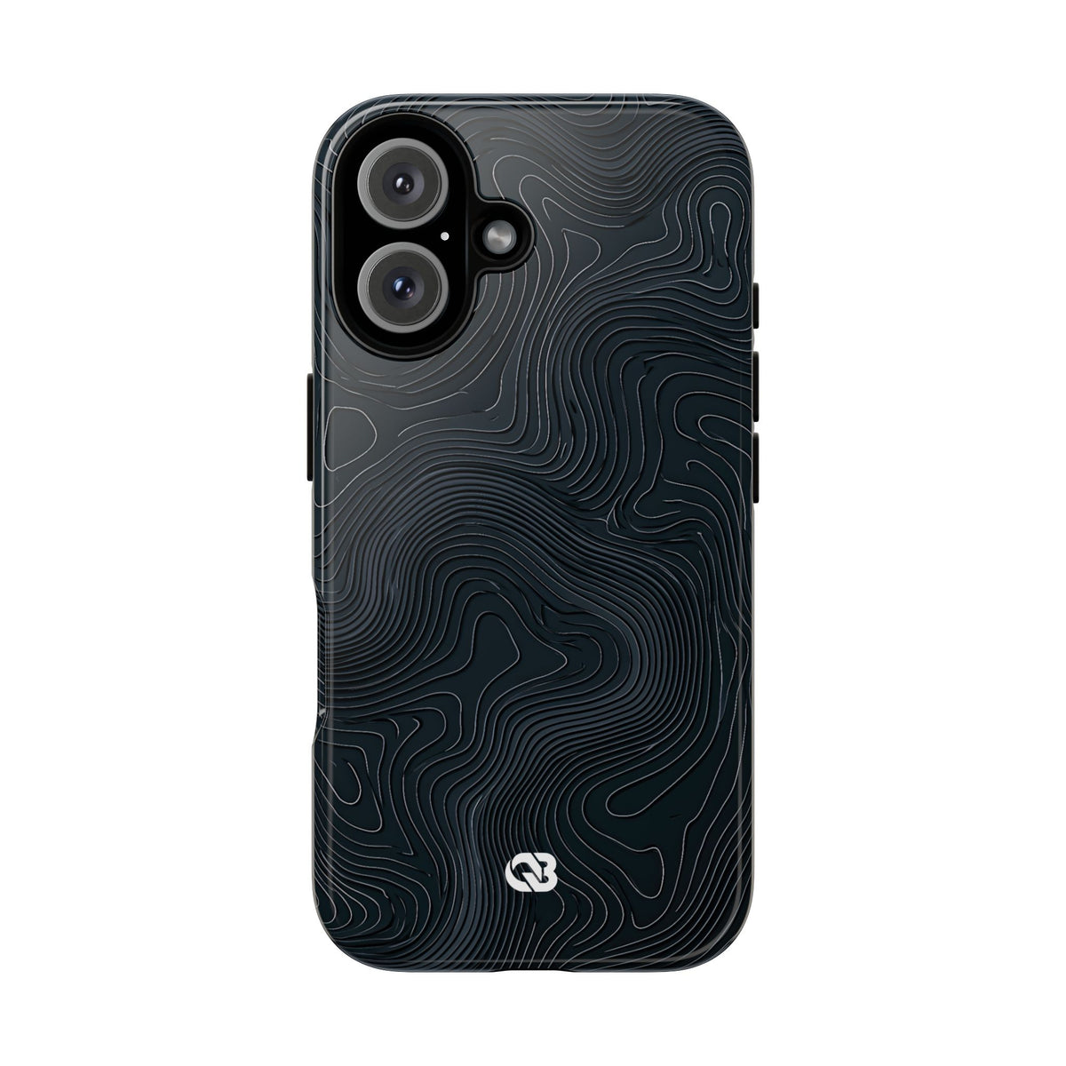 Obsidian Elevation · Tough Phone Case for iPhone · Black