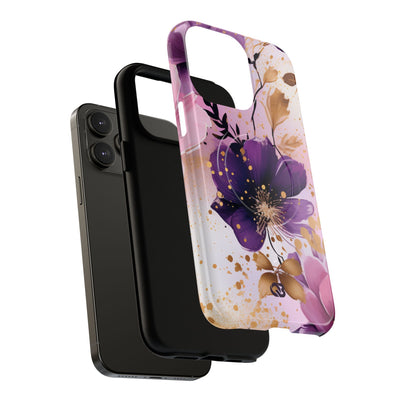 Gilded Violet Bloom · Tough+ Phone Case for iPhone · Magsafe