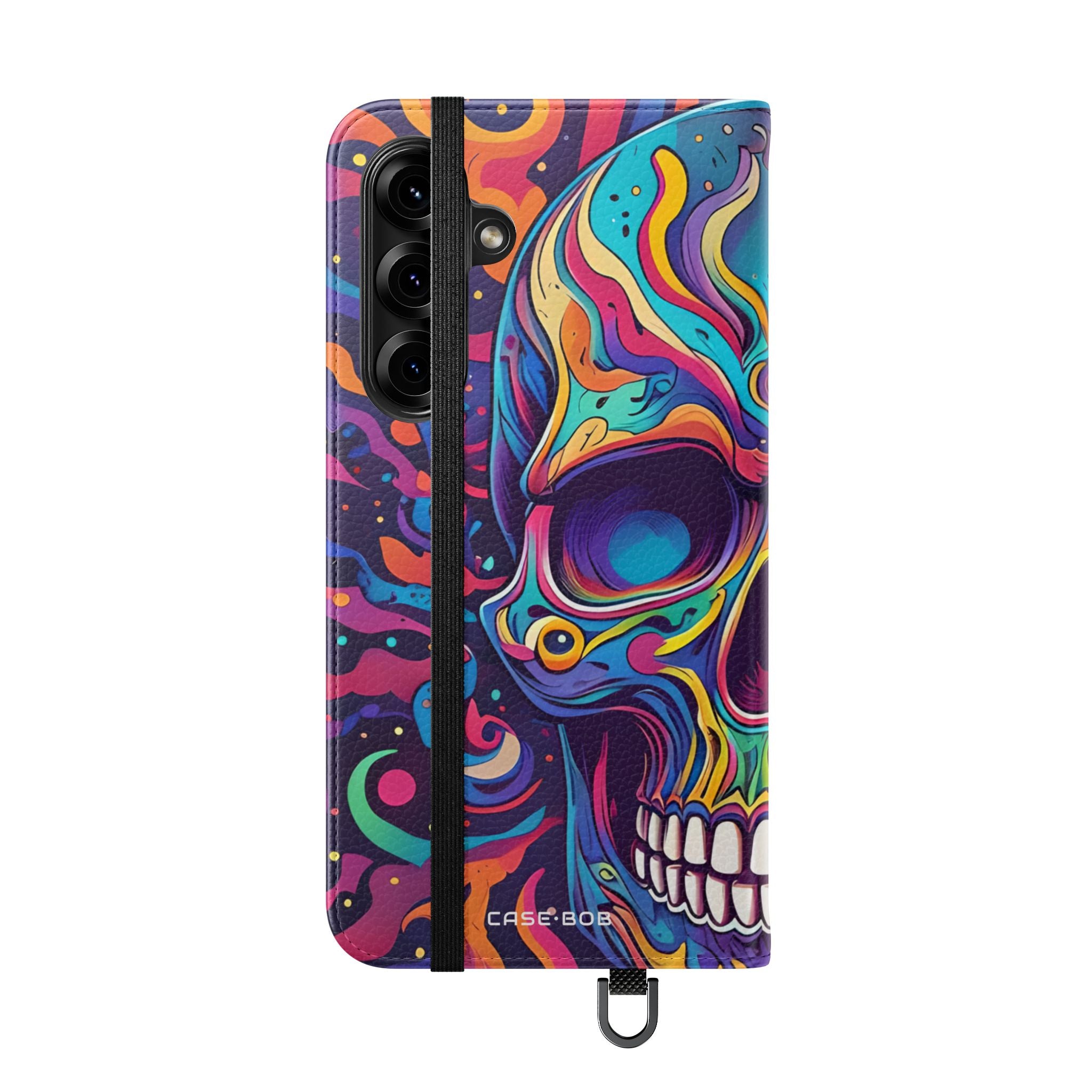 Psychedelic Skull - Samsung S25+ Case - Wallet