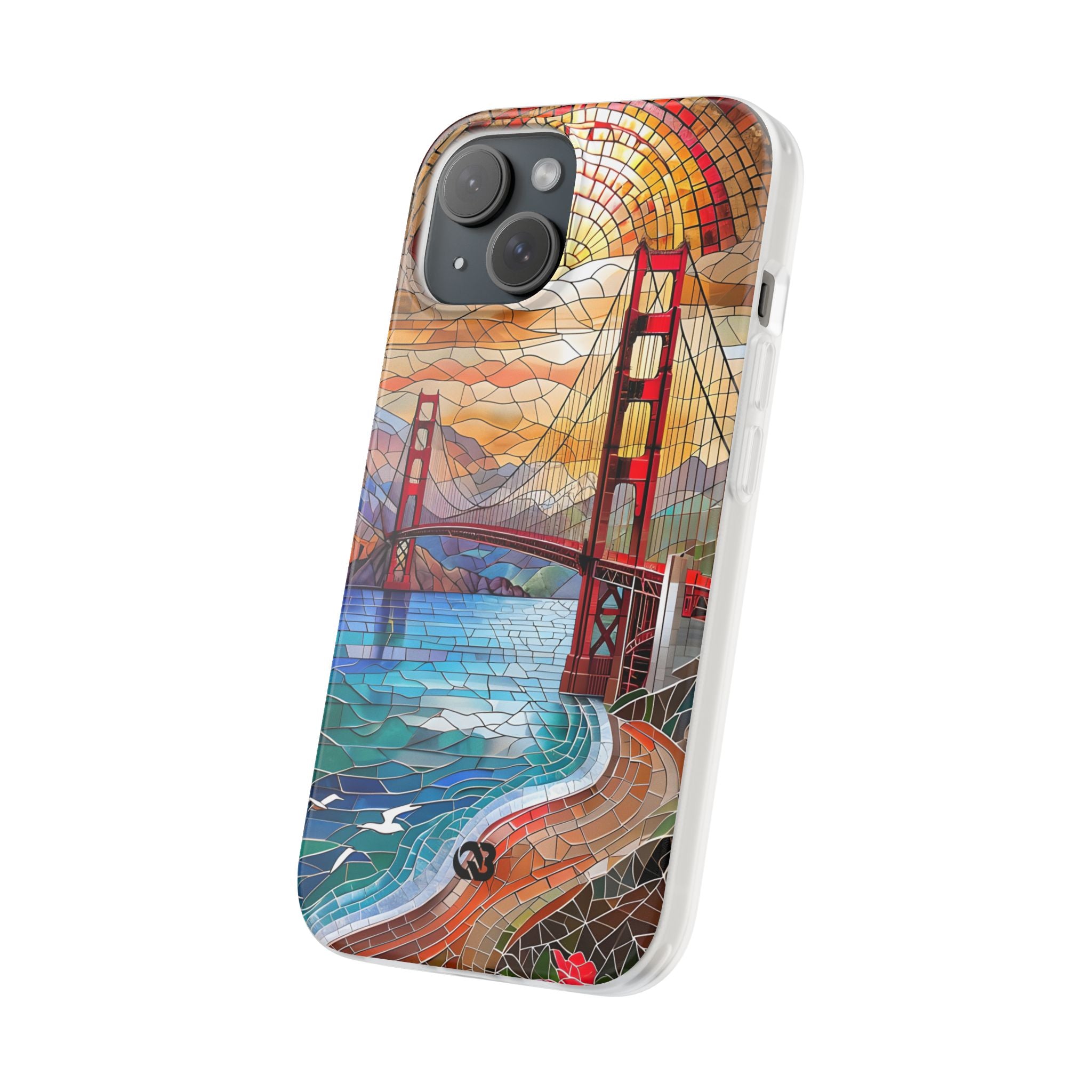 Crimson Arch Coast · Soft Custodia per iPhone