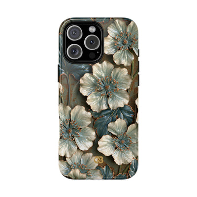 Gilded Blossom Reverie · Tough 2.0 Magnetic Phone Case for iPhone · Teal