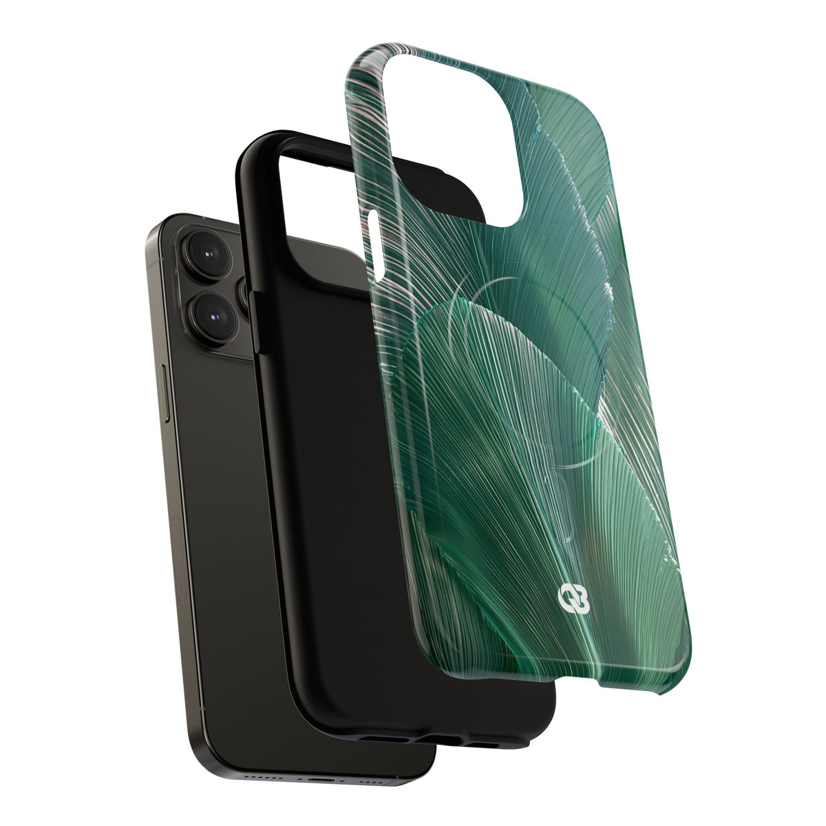 Translucent Fan Palm · Tough 2.0 Magnetic Phone Case for iPhone · Teal
