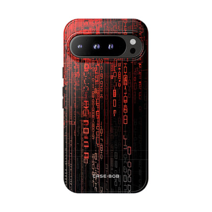 Crimson Glyphs Google Pixel 9 Pro XL Case - Tough