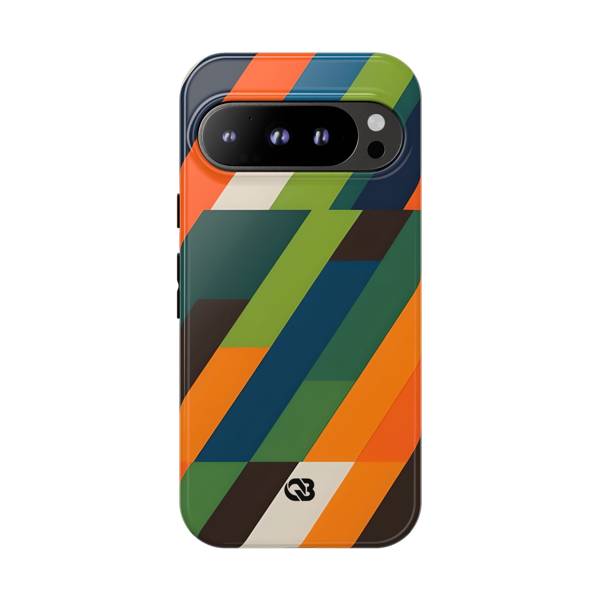 Angled Retro Mosaic · Tough Handyhülle für Google Pixel