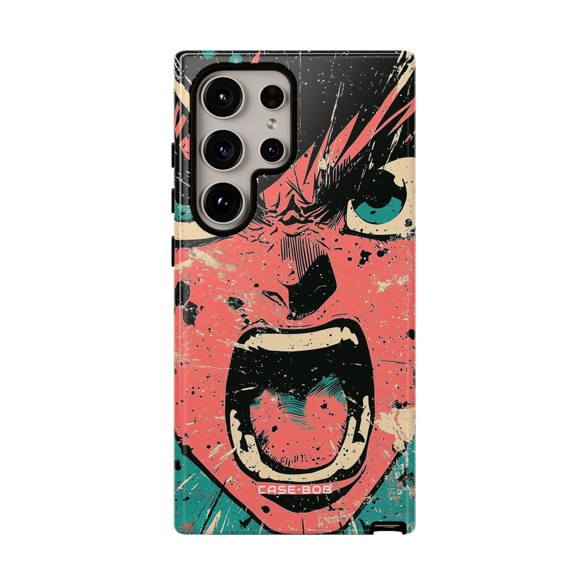 Screaming Face Pink Samsung S24 Ultra Case - Tough