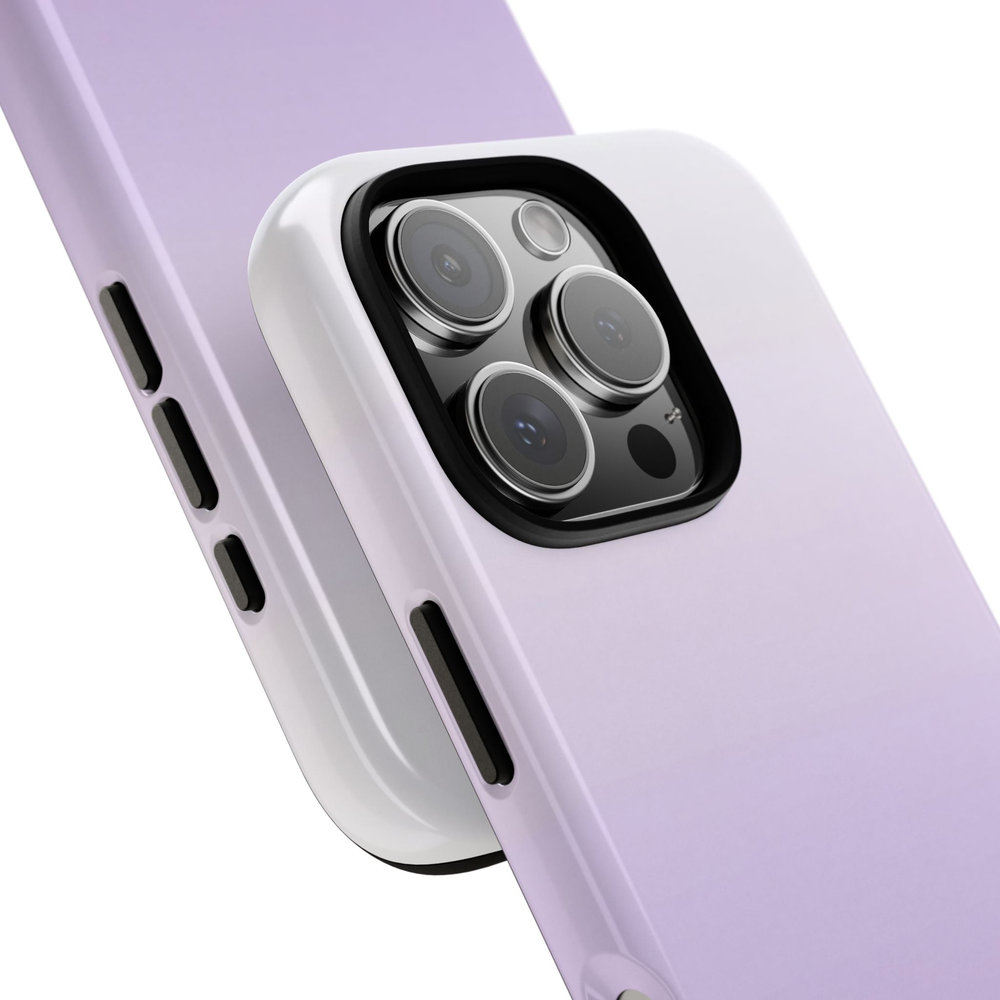 Purple Tough Phone Case for iPhone - Frosted Lavender Fade