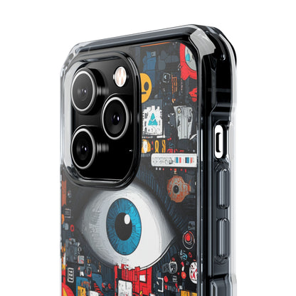 Digital Eye Blue iPhone 14 Pro Case - Impact