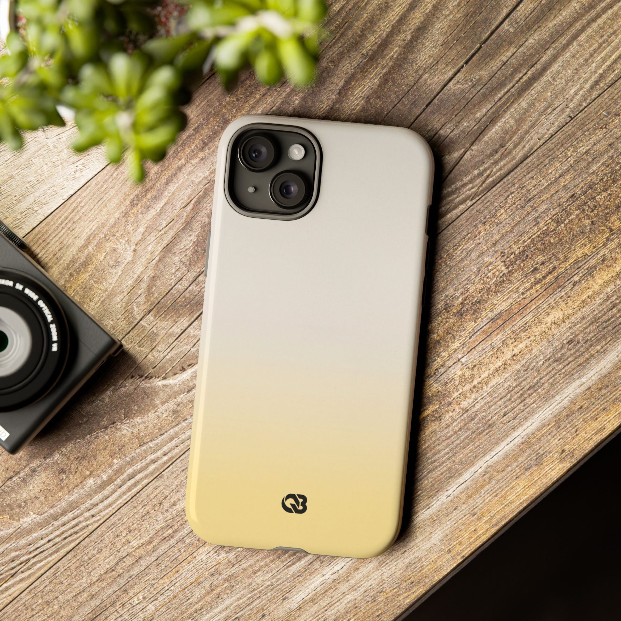 Yellow Tough Phone Case for iPhone - Bleached Citron Haze