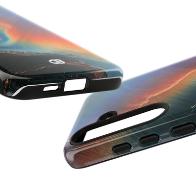 Prismatic Aura Shift · Tough Phone Case for Samsung · Blue