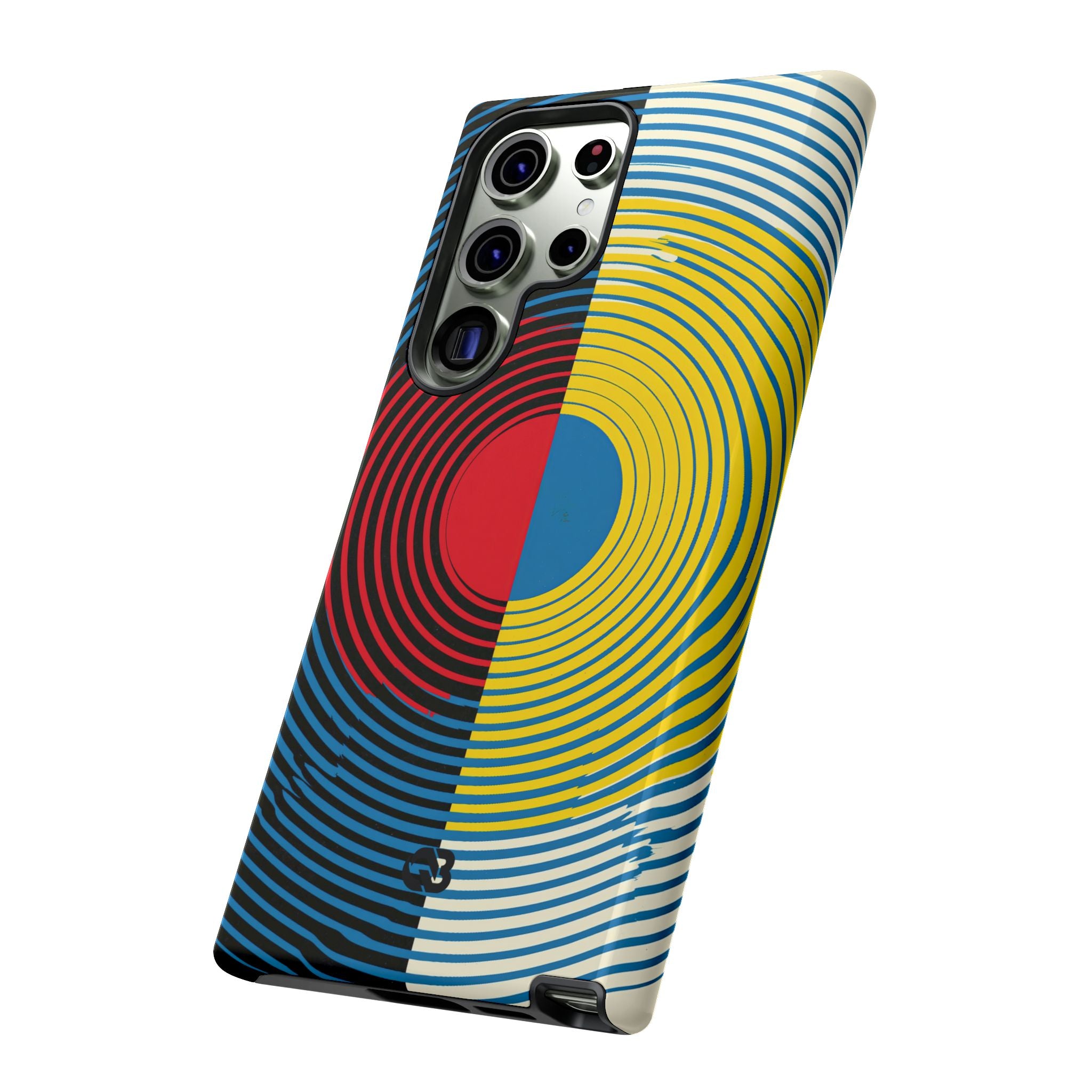 Blue Tough Phone Case for Samsung - Primary Circuit Orbit