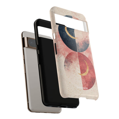 Golden Crescent Circles Google Pixel 8 Pro Case - Tough