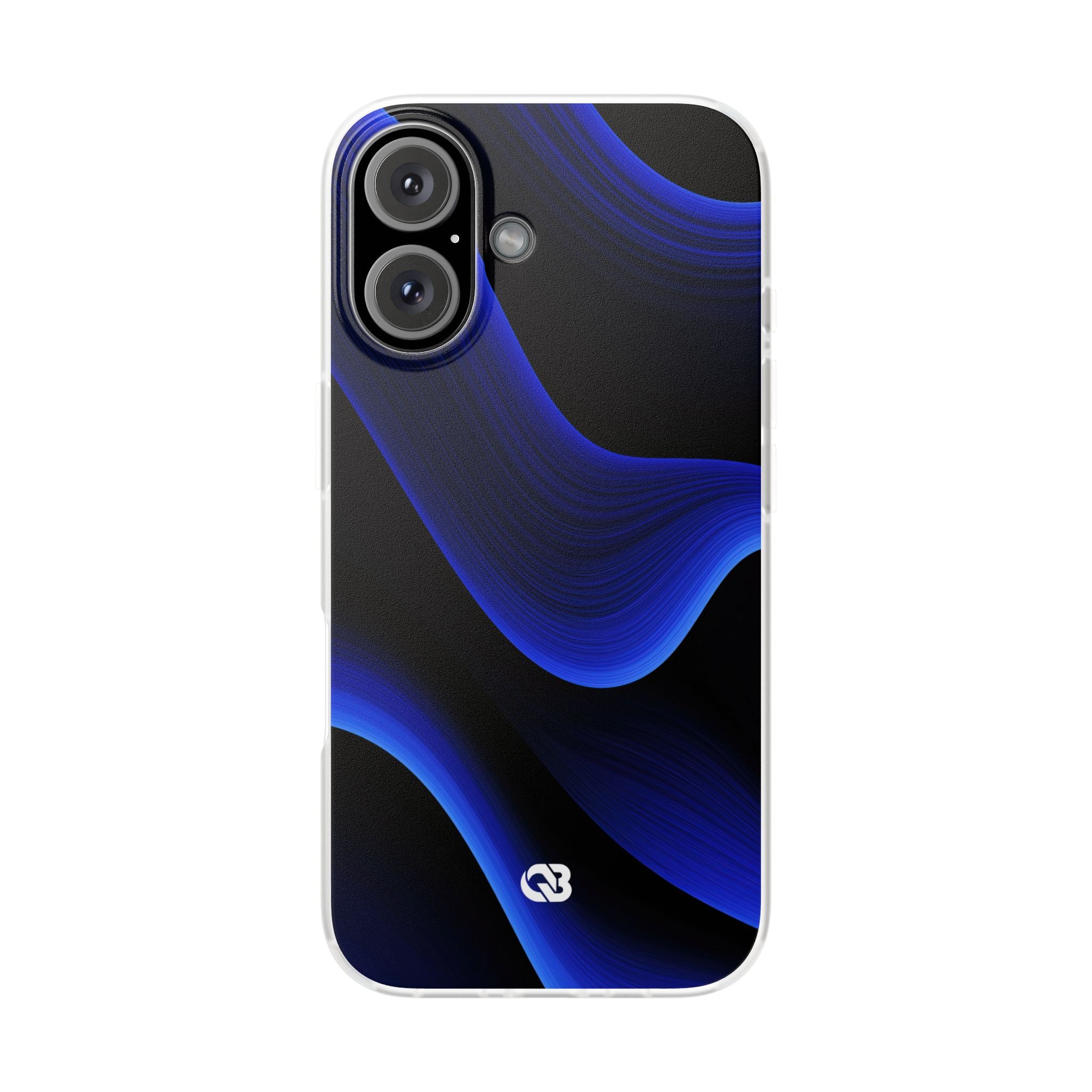 Blue Lite Phone Case for iPhone - Electric Cobalt Flow