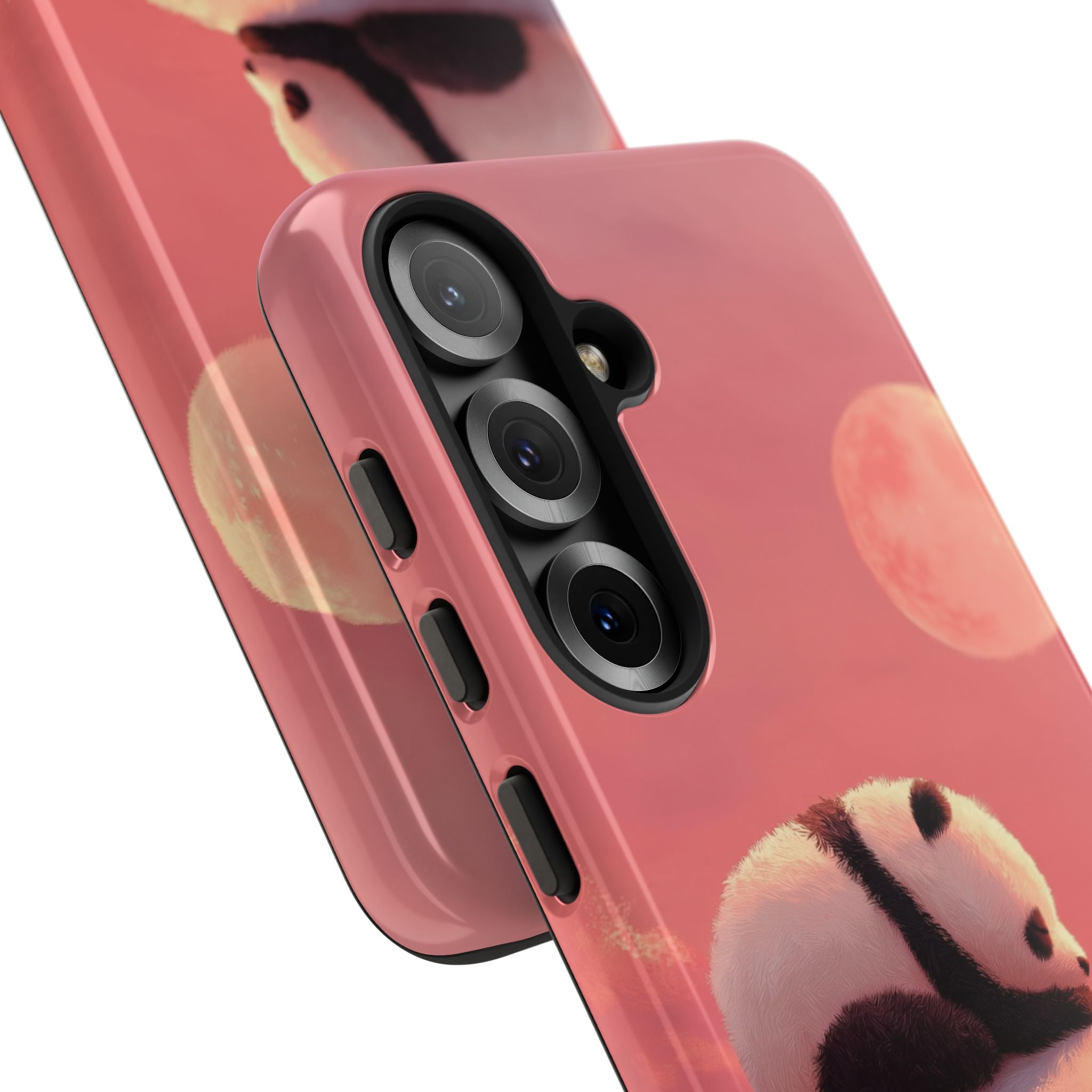 Rose Moon Panda · Tough Coque de téléphone pour Samsung