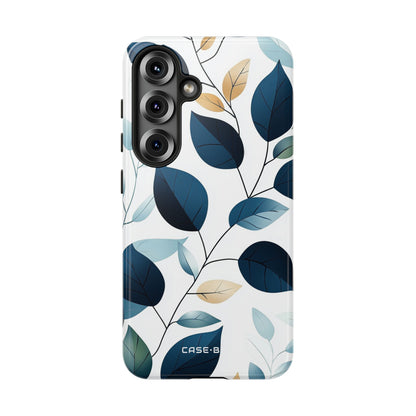 Navy Blattadern Samsung S25 Case - Tough