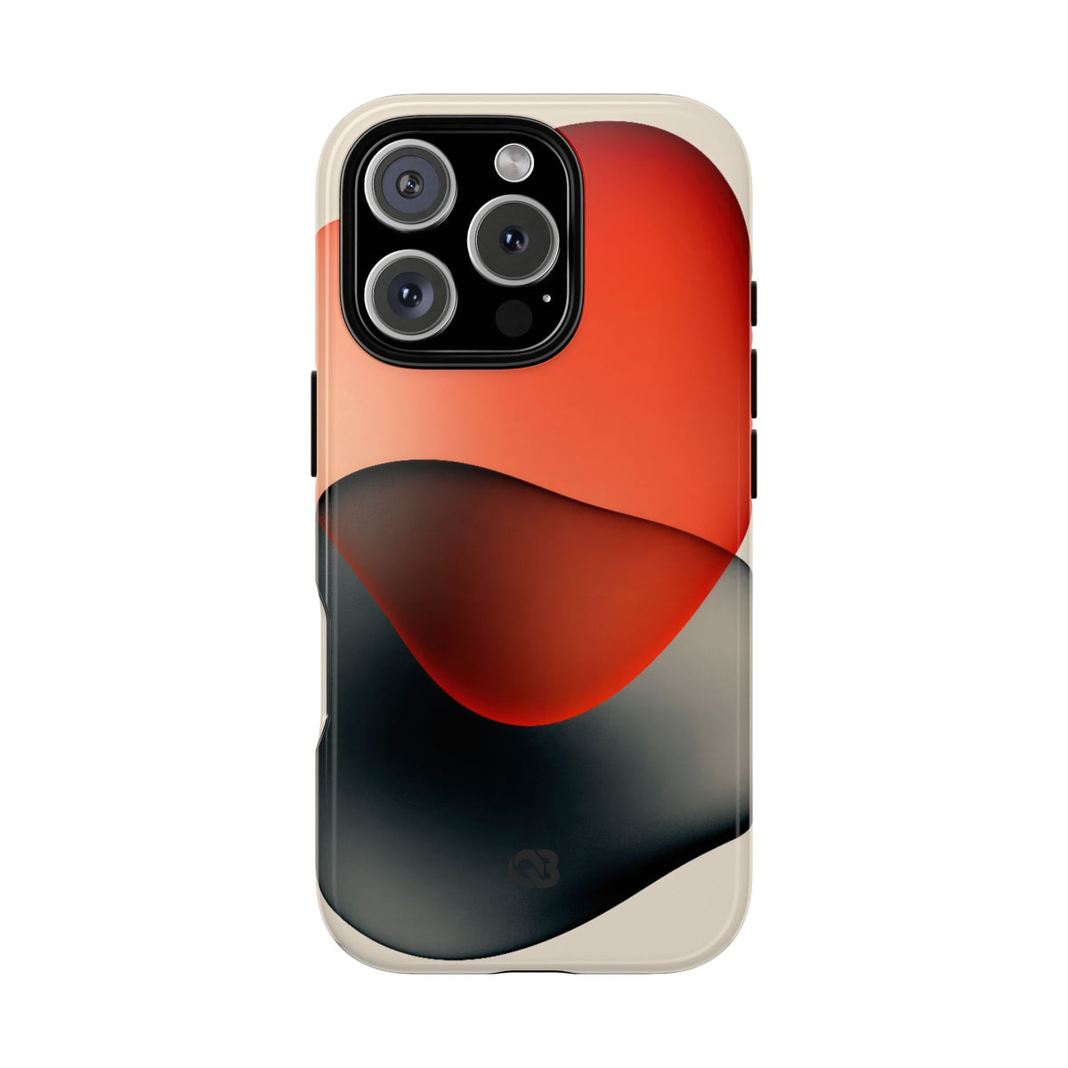Translucent Crimson Form · Tough Phone Case for iPhone · Red