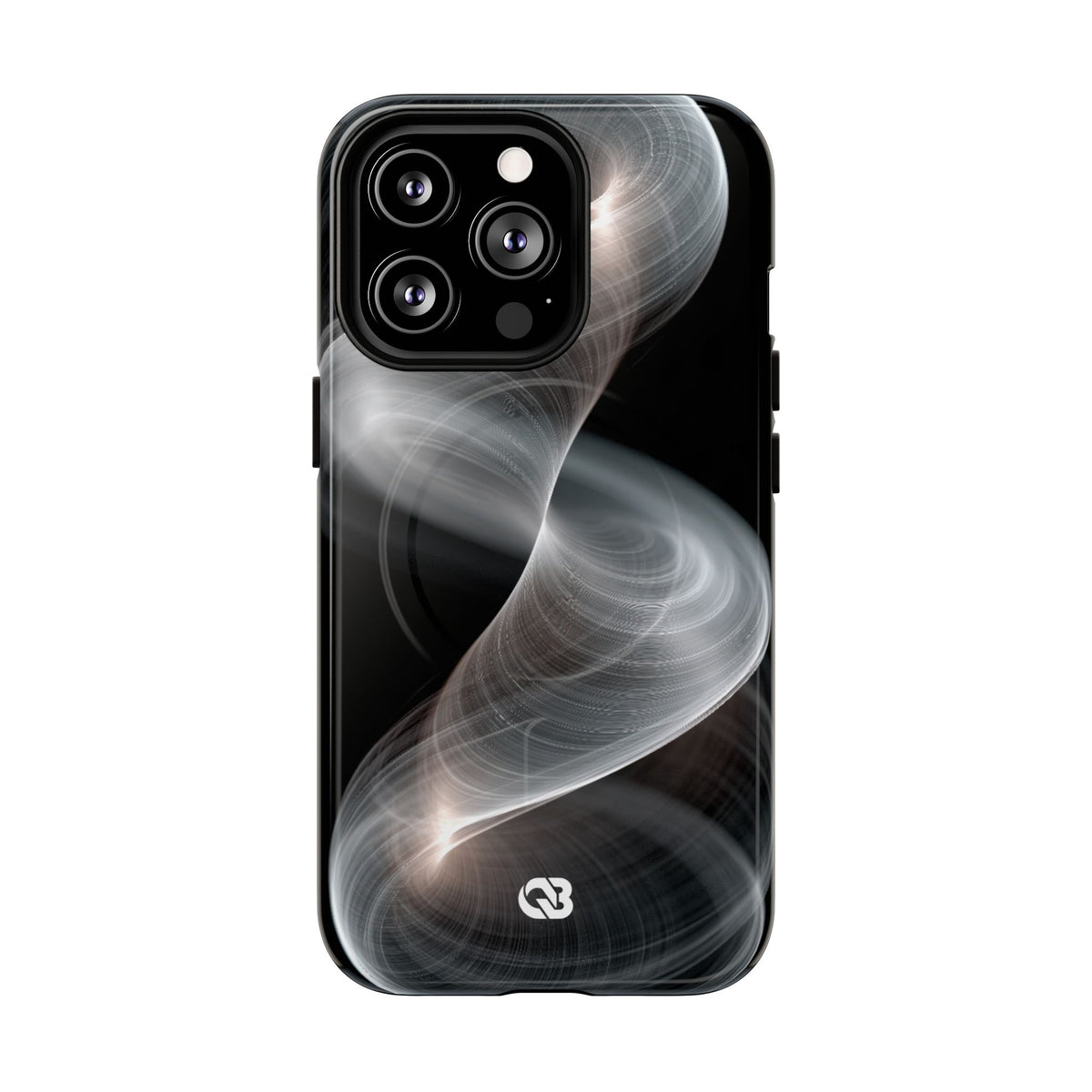 Luminous Vortex · Tough 2.0 Magnetic Phone Case for iPhone · Black