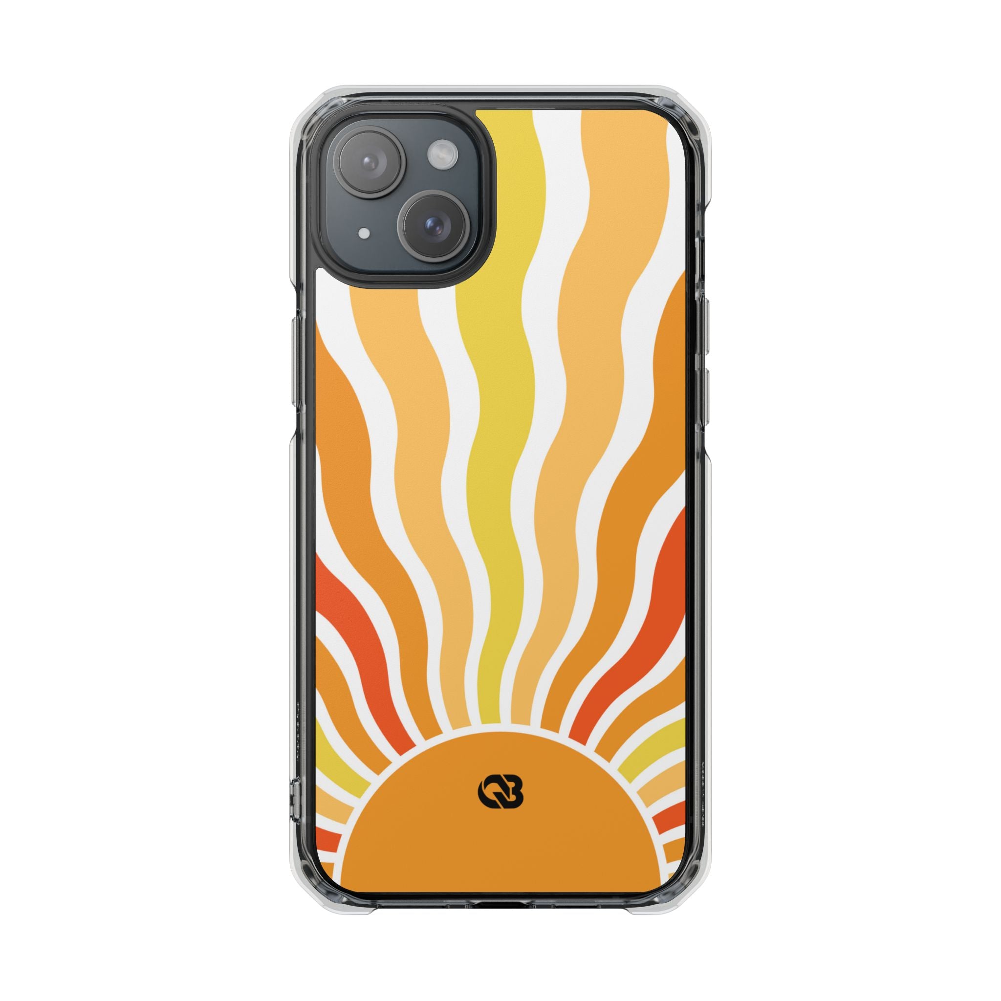 Amber Solar Waves · Impact Phone Case for iPhone · Magsafe
