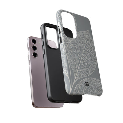 Grey Tough Phone Case for Samsung - Frosted Ash Veins