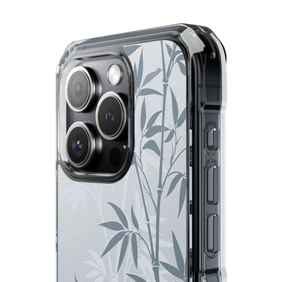 Blue Impact MagSafe Phone Case for iPhone - Slate Bamboo Shadow