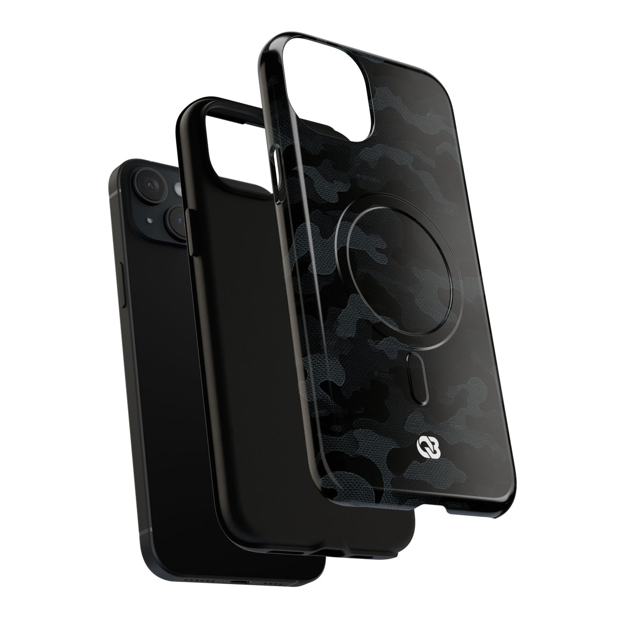 Blackout Urban Camo · Tough 2.0 Magnetic Phone Case for iPhone · Black