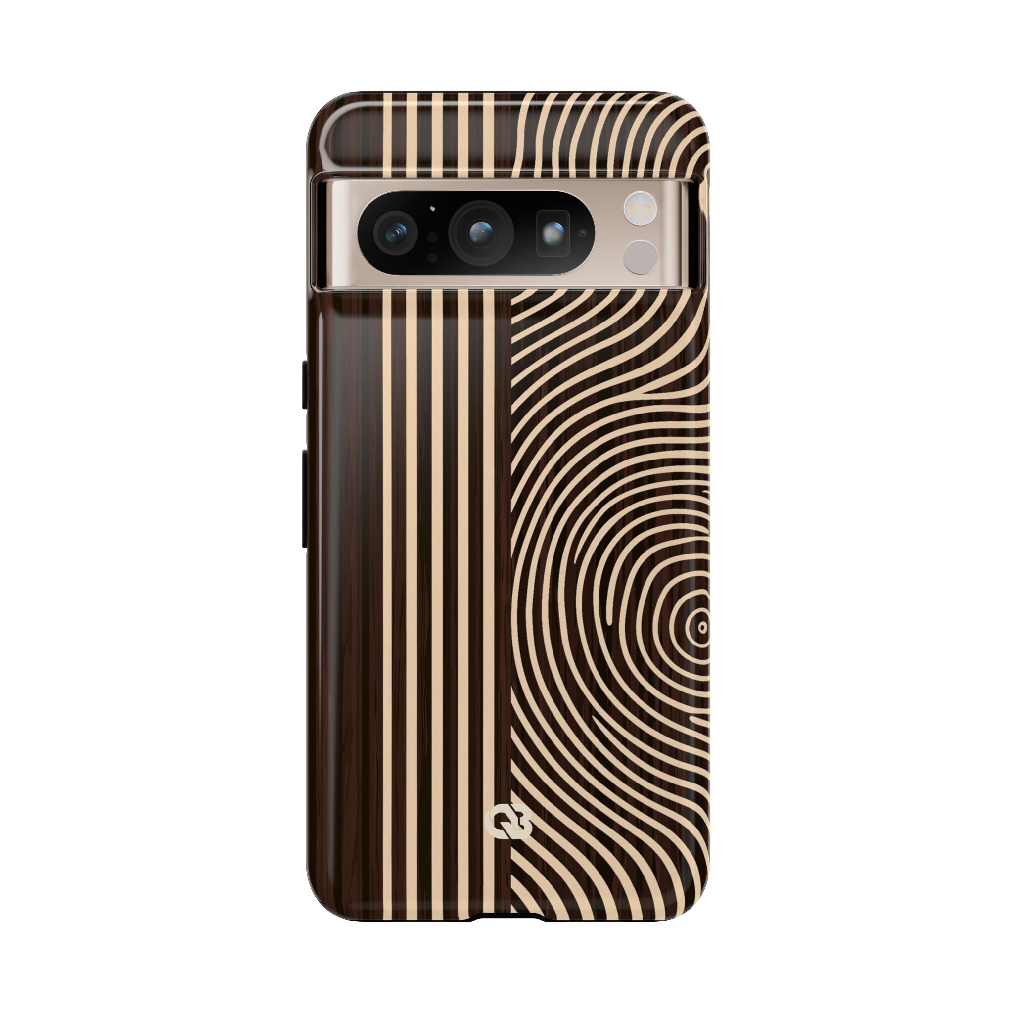 Brown Tough Phone Case for Google Pixel - Espresso Sand Ridge