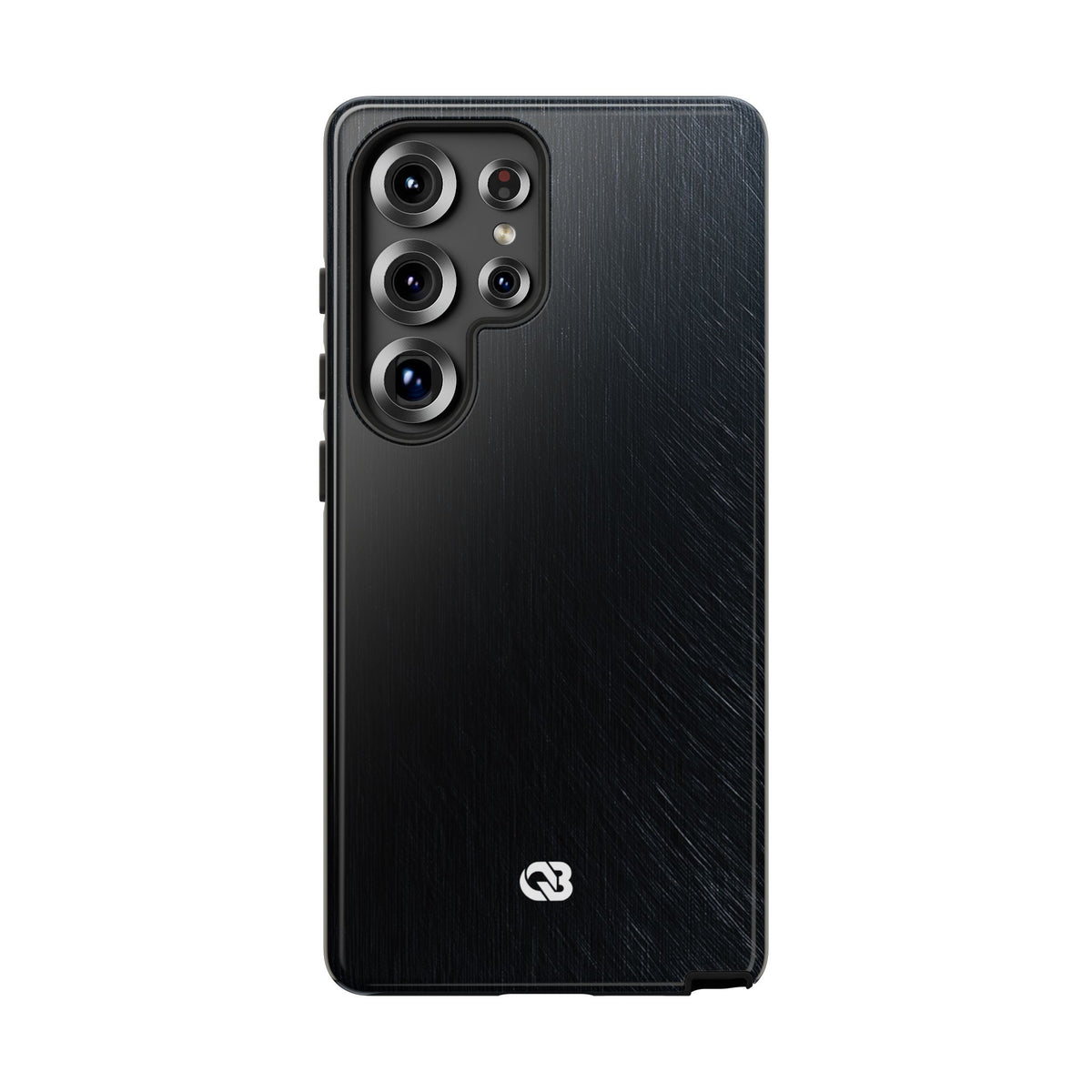 Brushed Obsidian Steel · Tough Phone Case for Samsung · Black