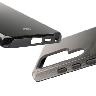 Grey Tough Phone Case for Samsung - Faded Sand Mesh