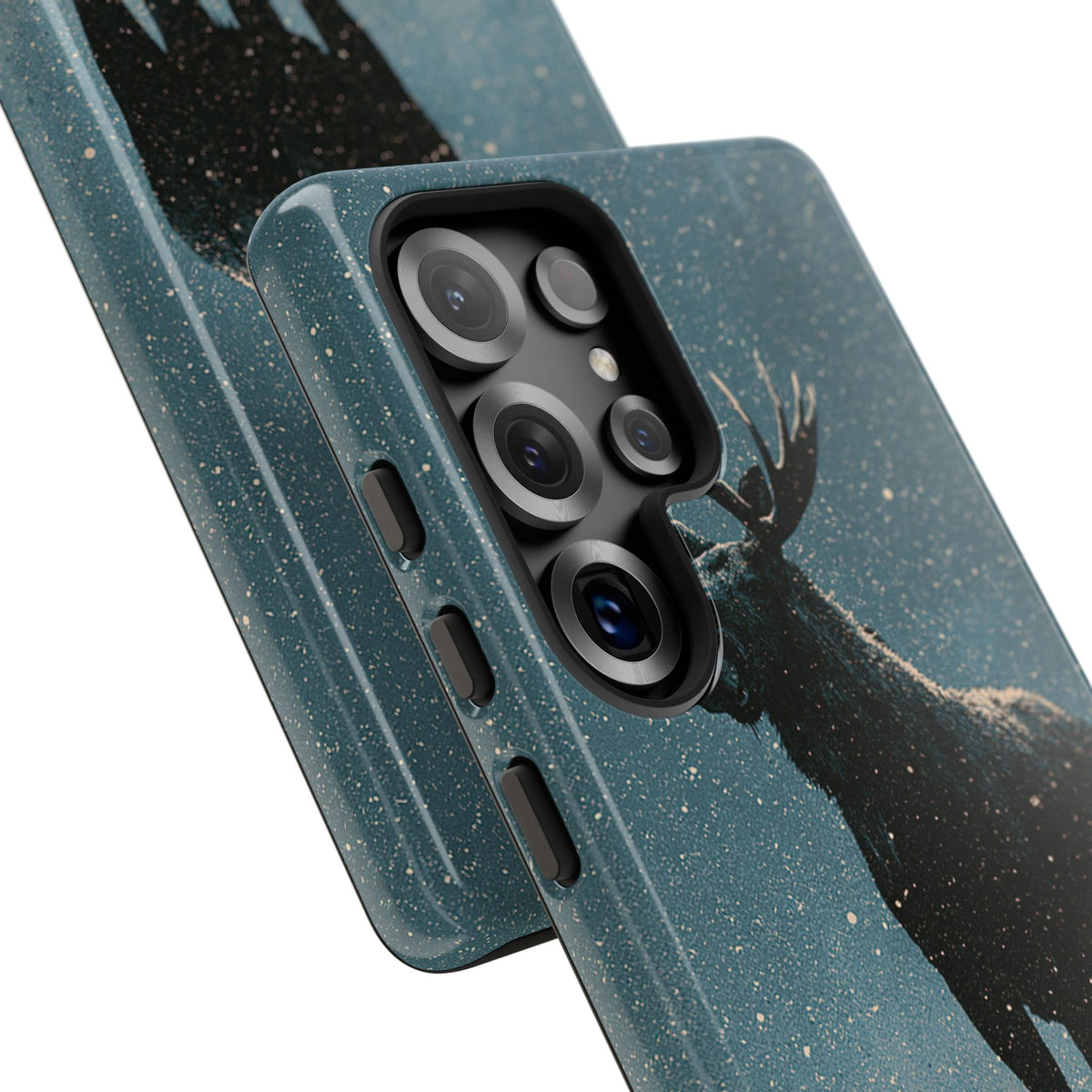 Nordic Boreal Moose · Tough Phone Case for Samsung · Blue