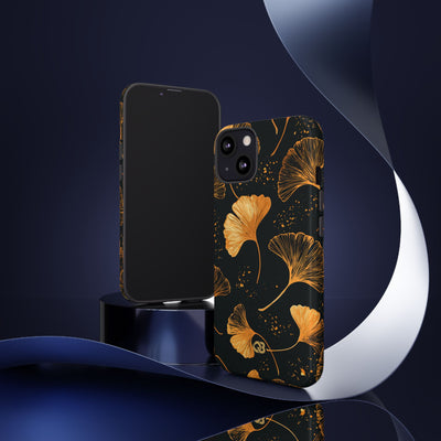Gilded Ginkgo · Tough Phone Case for iPhone · Gold