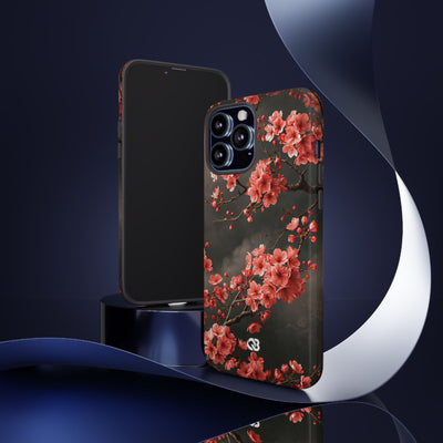 Dark Sakura Nocturne · Tough Phone Case for iPhone · Black
