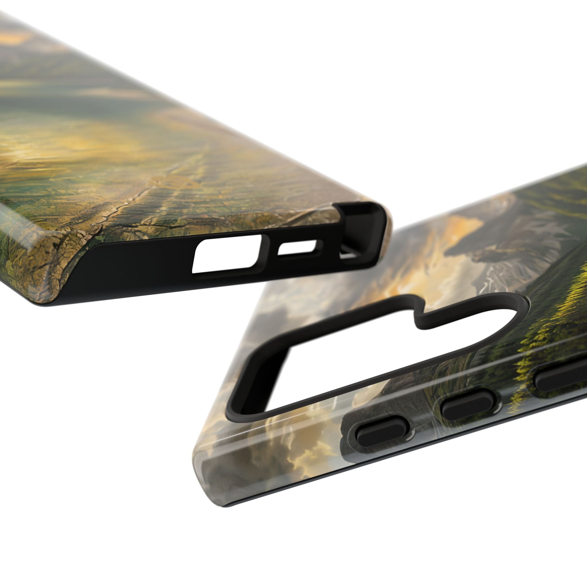 Gilded Mountain Lake · Tough etui na telefon dla Samsung