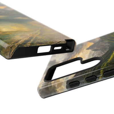 Gilded Mountain Lake · Tough etui na telefon dla Samsung