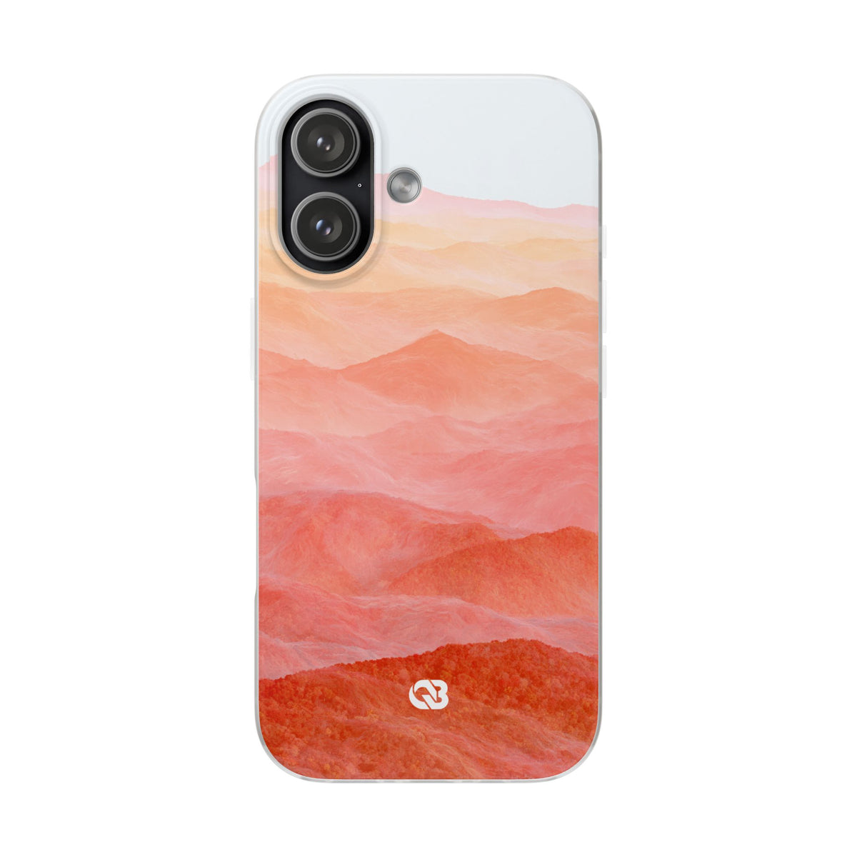 Alpenglow Ridge Vista · Lite Phone Case for iPhone ·  Orange