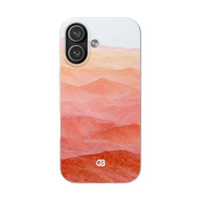 Alpenglow Ridge Vista · Lite Phone Case for iPhone ·  Orange