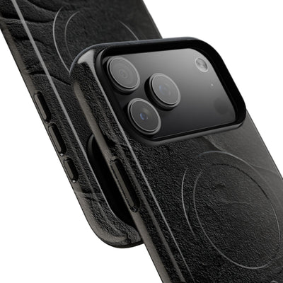 Obsidian Stucco Relief · Tough 2.0 Magnetic Phone Case for iPhone · Black
