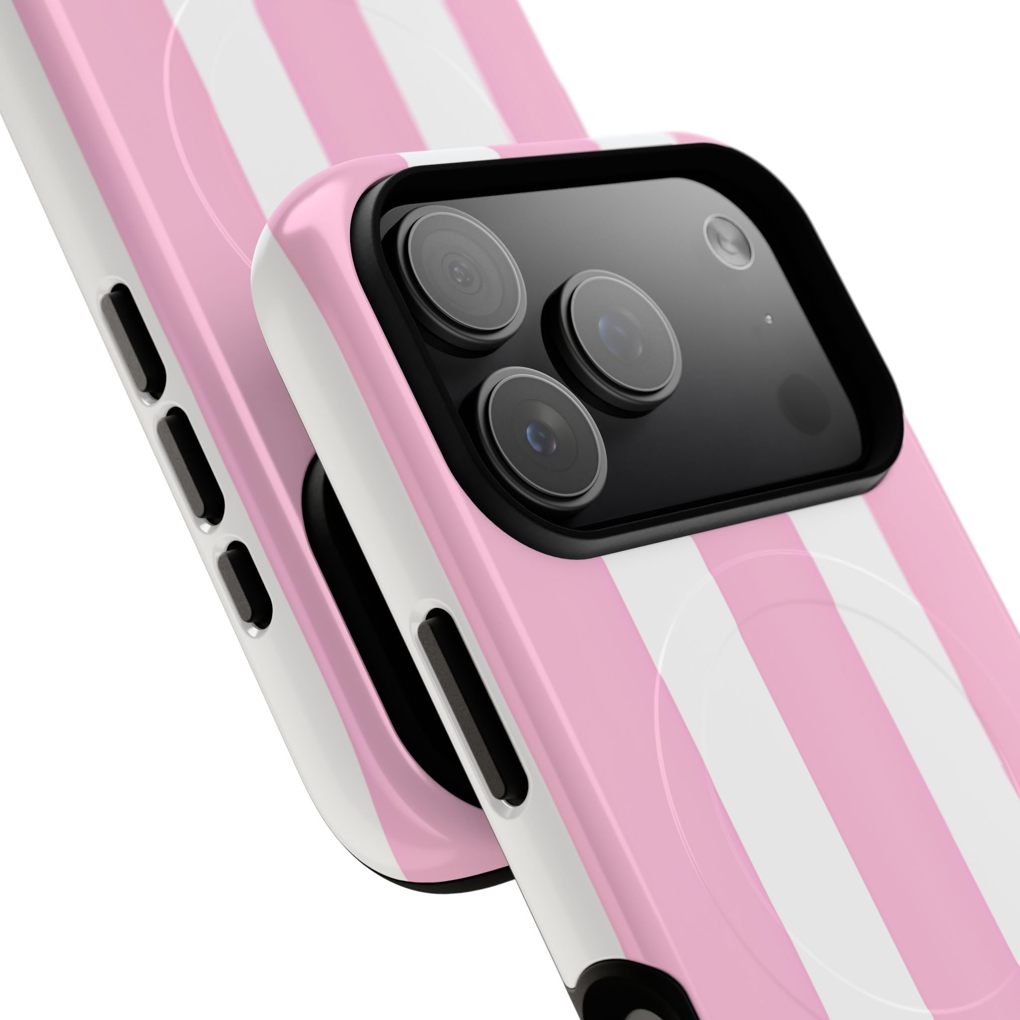 Soft Pink Stripe · Tough+ Magsafe