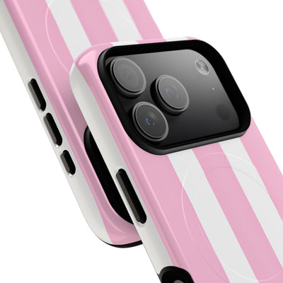 Soft Pink Stripe · Tough+ Magsafe