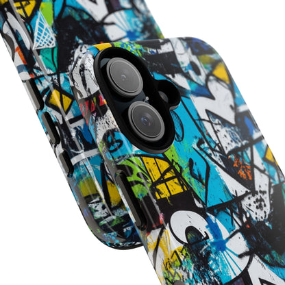 White Ripple Drift iPhone 16 Case - Tough - CASE•BOB