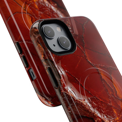Amber Embrace · Tough 2.0 Magnetic Phone Case for iPhone · Brown