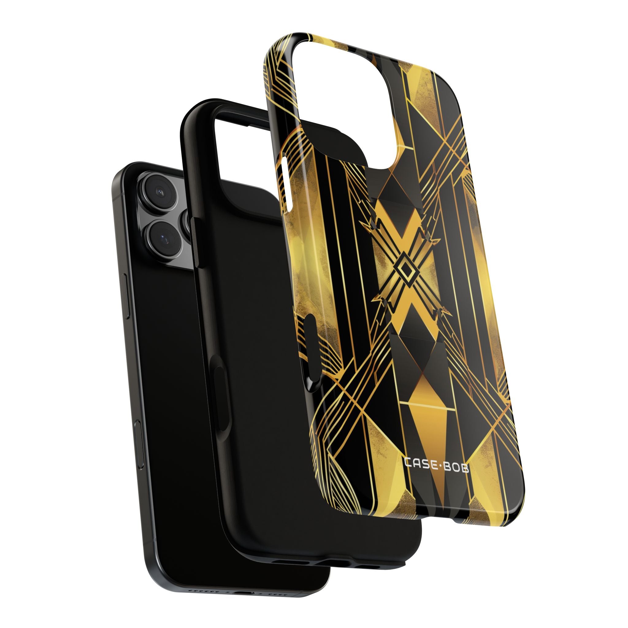Golden Diamond Radiance iPhone 16 Pro Max Case - Tough